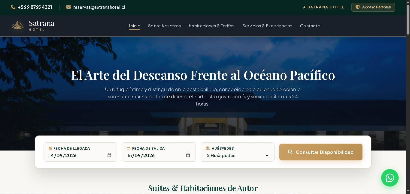 Sistema de Gestión Hotelera & Reservas