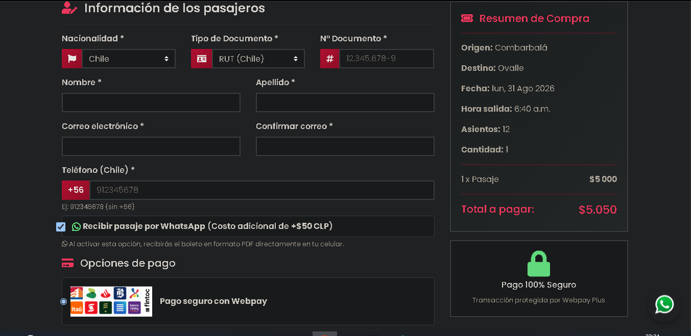 Checkout Webpay
